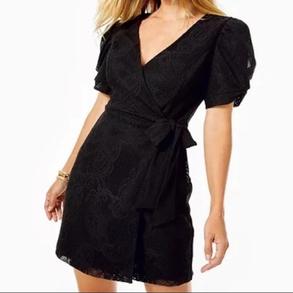 Lilly Pulitzer • black romper dress